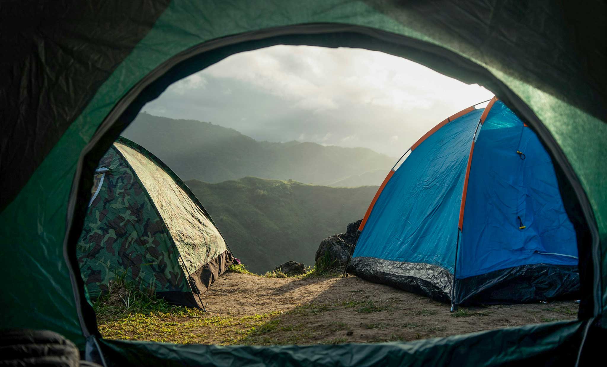 Arriving late is a common camping mistake.